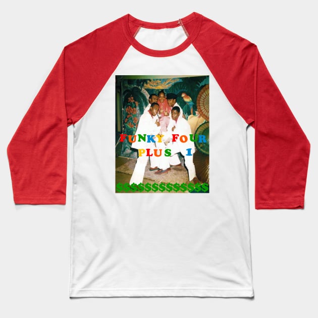 Funky Four Plus One Baseball T-Shirt by Scum & Villainy